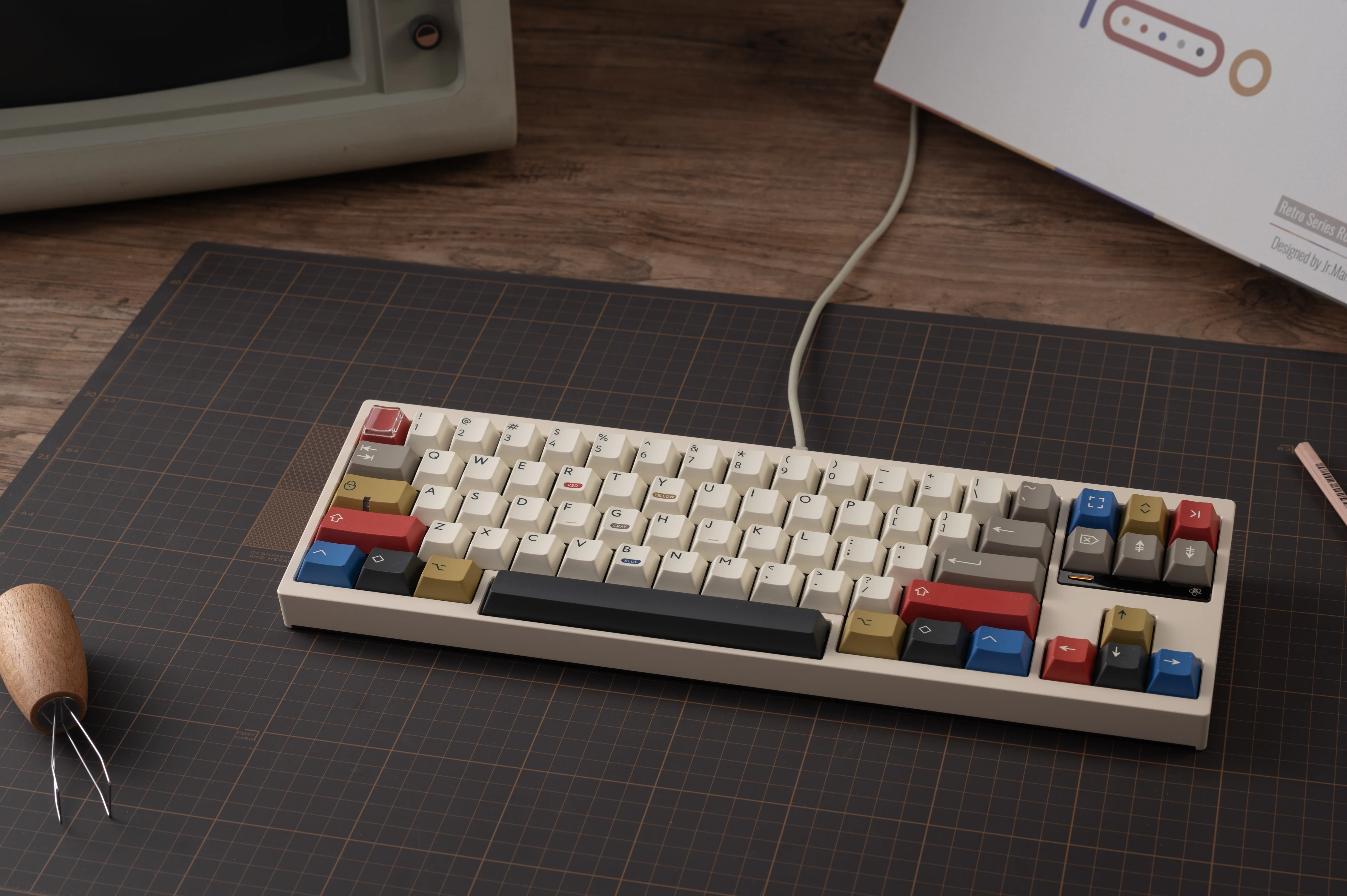 PBTfans Retro 100 Keycap Set - Image 8