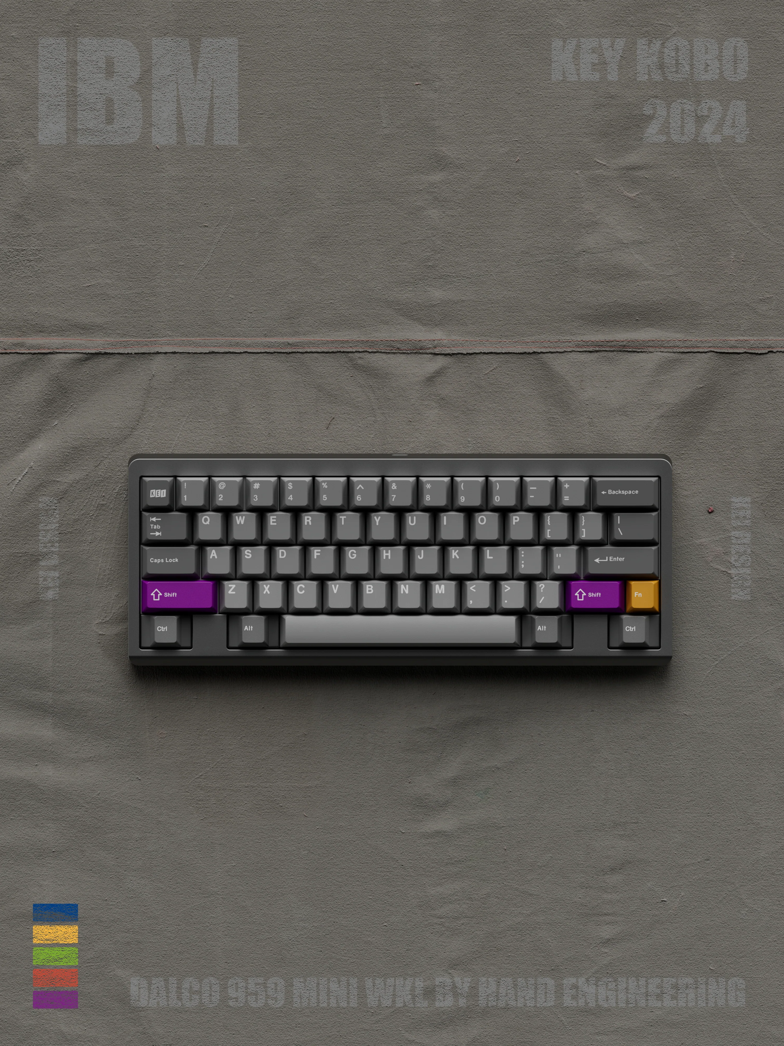 KEYKOBO C.O.L COMPOSITION OF LINES KEYCAP SET - Image 30