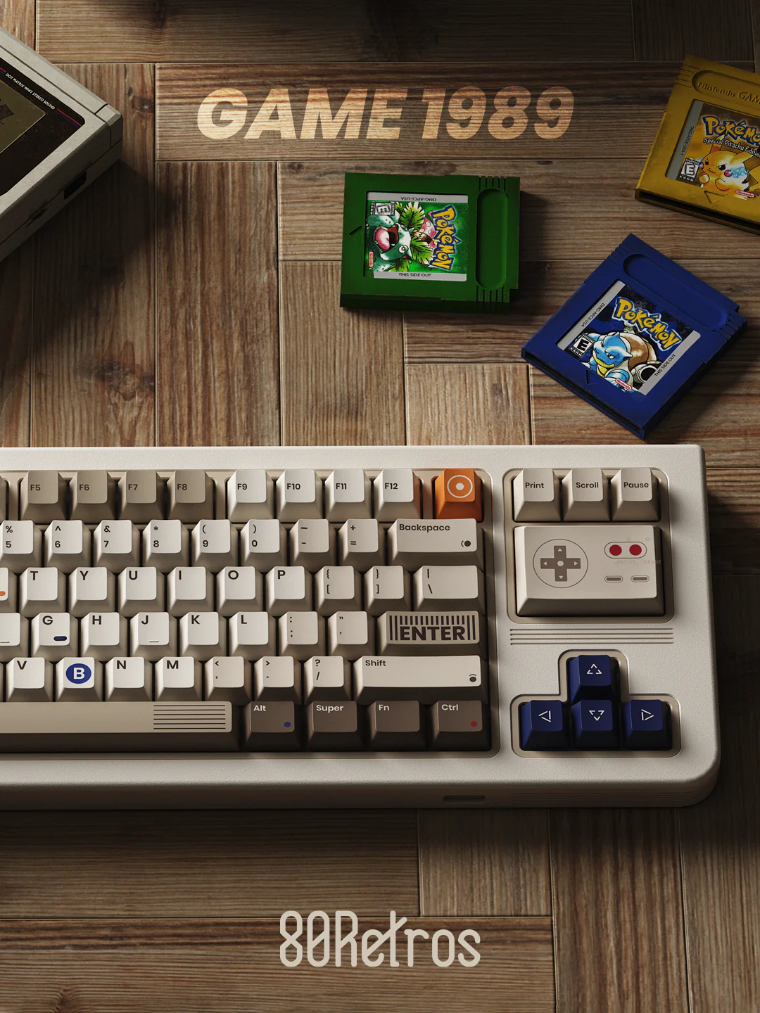 TUT GAME 1989 KEYCAPS CHERRY PROFILE DYE SUBLIMATION PBT - Image 3