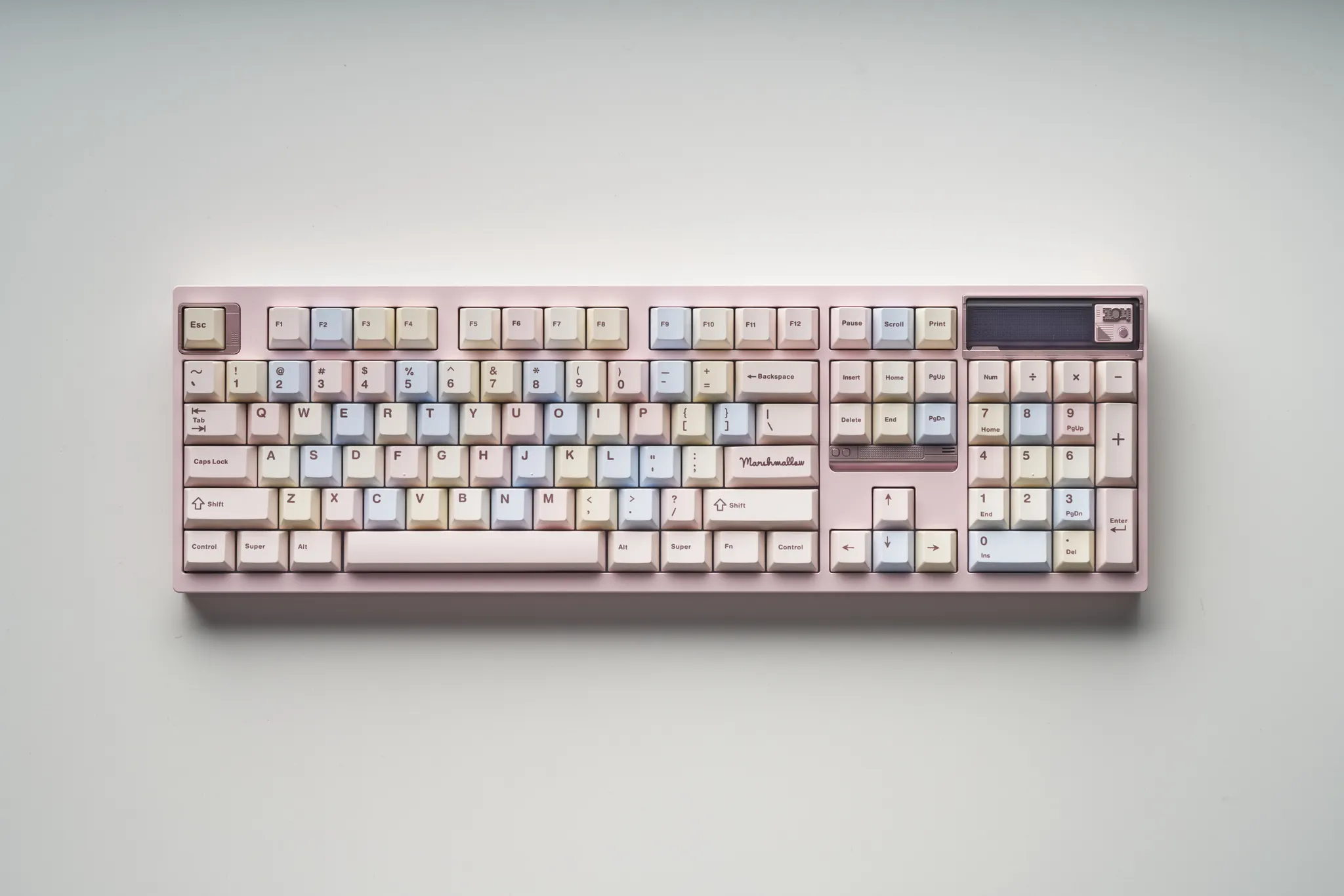 QK Bubble Tea Marshmallow PBT Dye-Sub Keycap SEt
