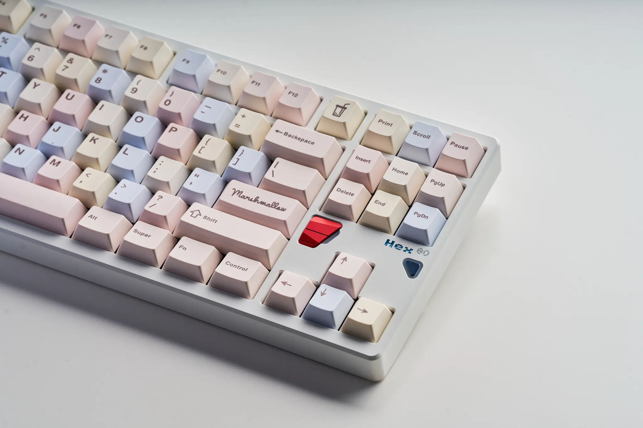 QK Bubble Tea Marshmallow PBT Dye-Sub Keycap SEt - Image 3