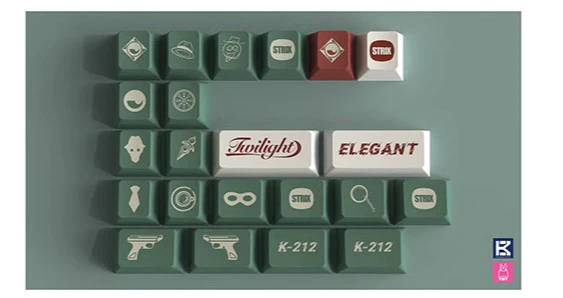 TUT LOID FORGER KEYCAPS CHERRY PROFILE DYE SUBLIMATION PBT - Image 12