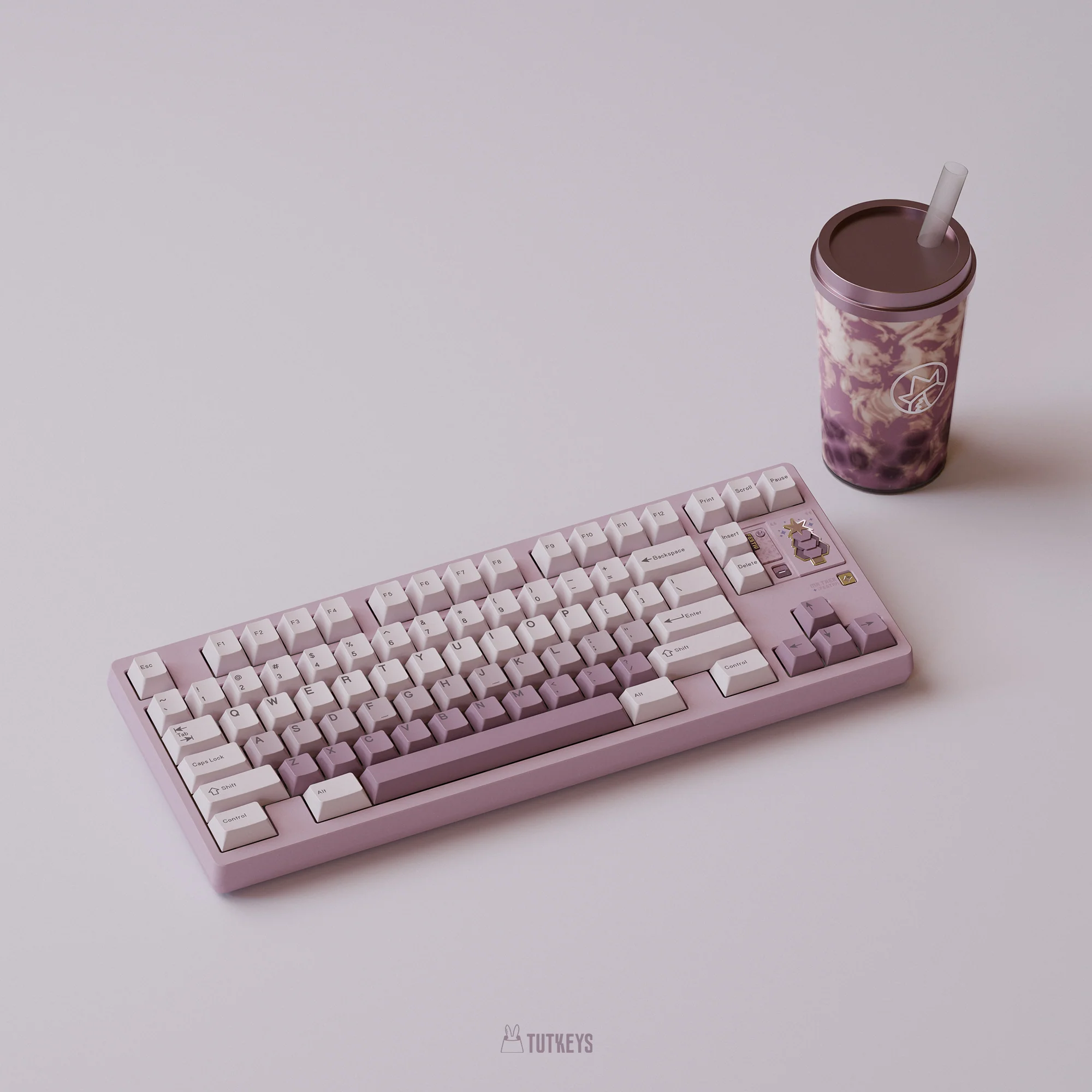TUT Taro Bobo PBT Dye-Sub Keycap Set (Instock) - Image 10