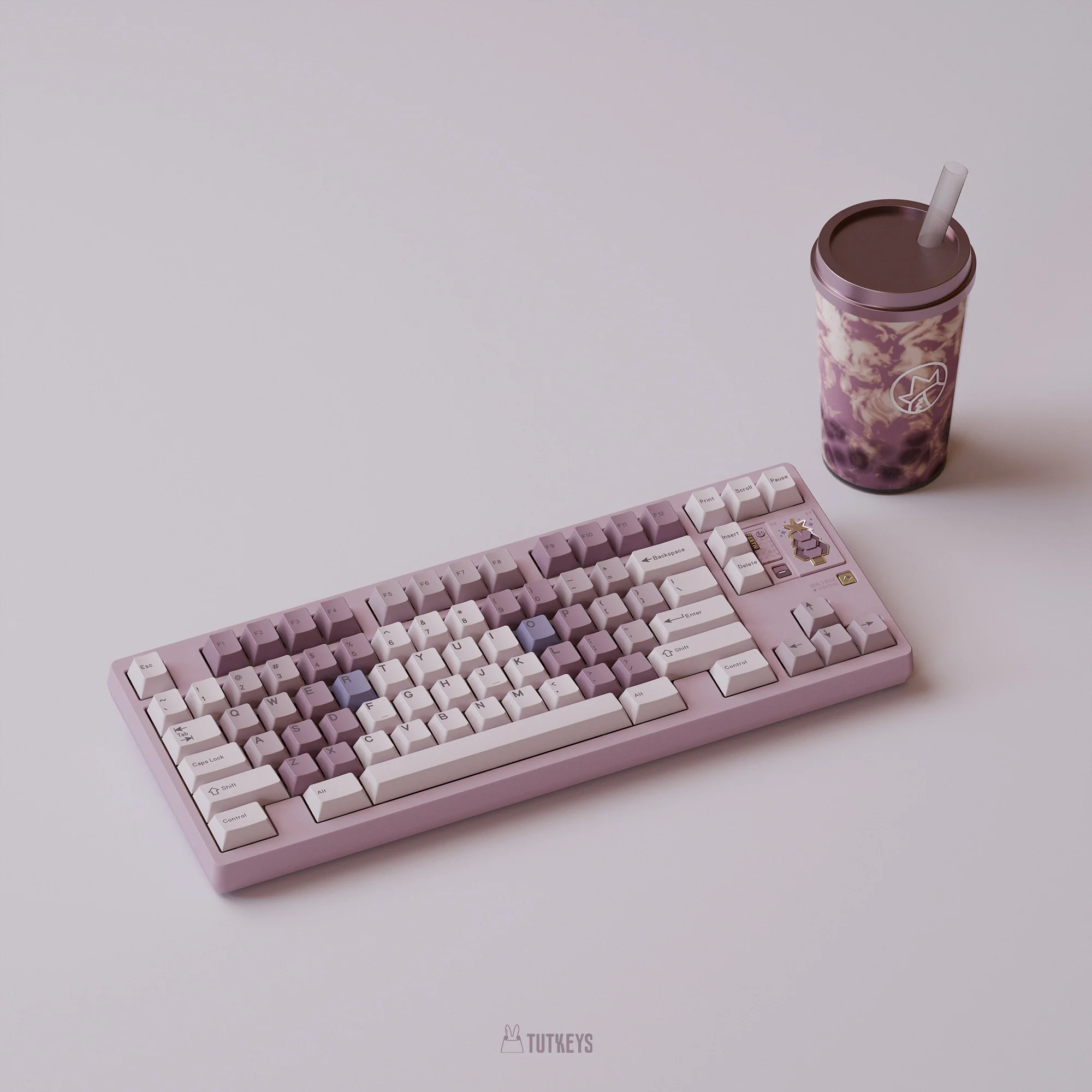 TUT Taro Bobo PBT Dye-Sub Keycap Set (Instock) - Image 11