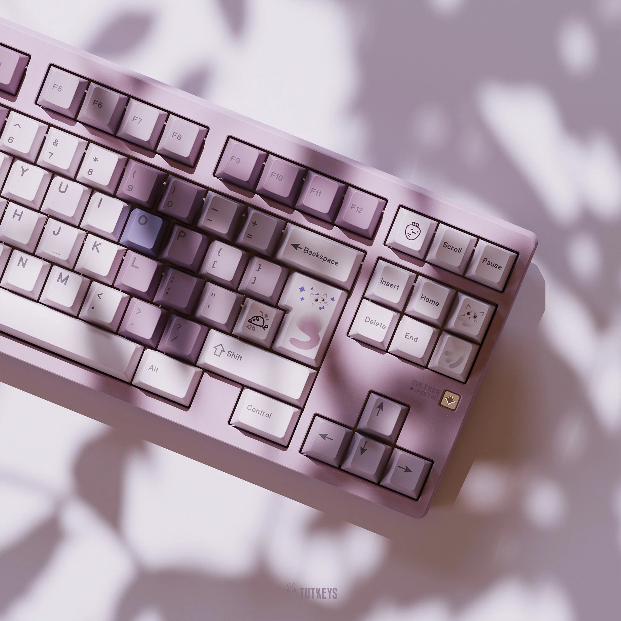 TUT Taro Bobo PBT Dye-Sub Keycap Set (Instock) - Image 4