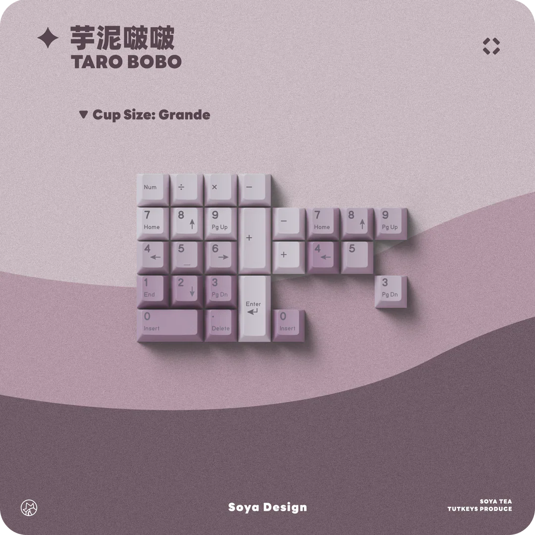 TUT Taro Bobo PBT Dye-Sub Keycap Set (Instock) - Image 8
