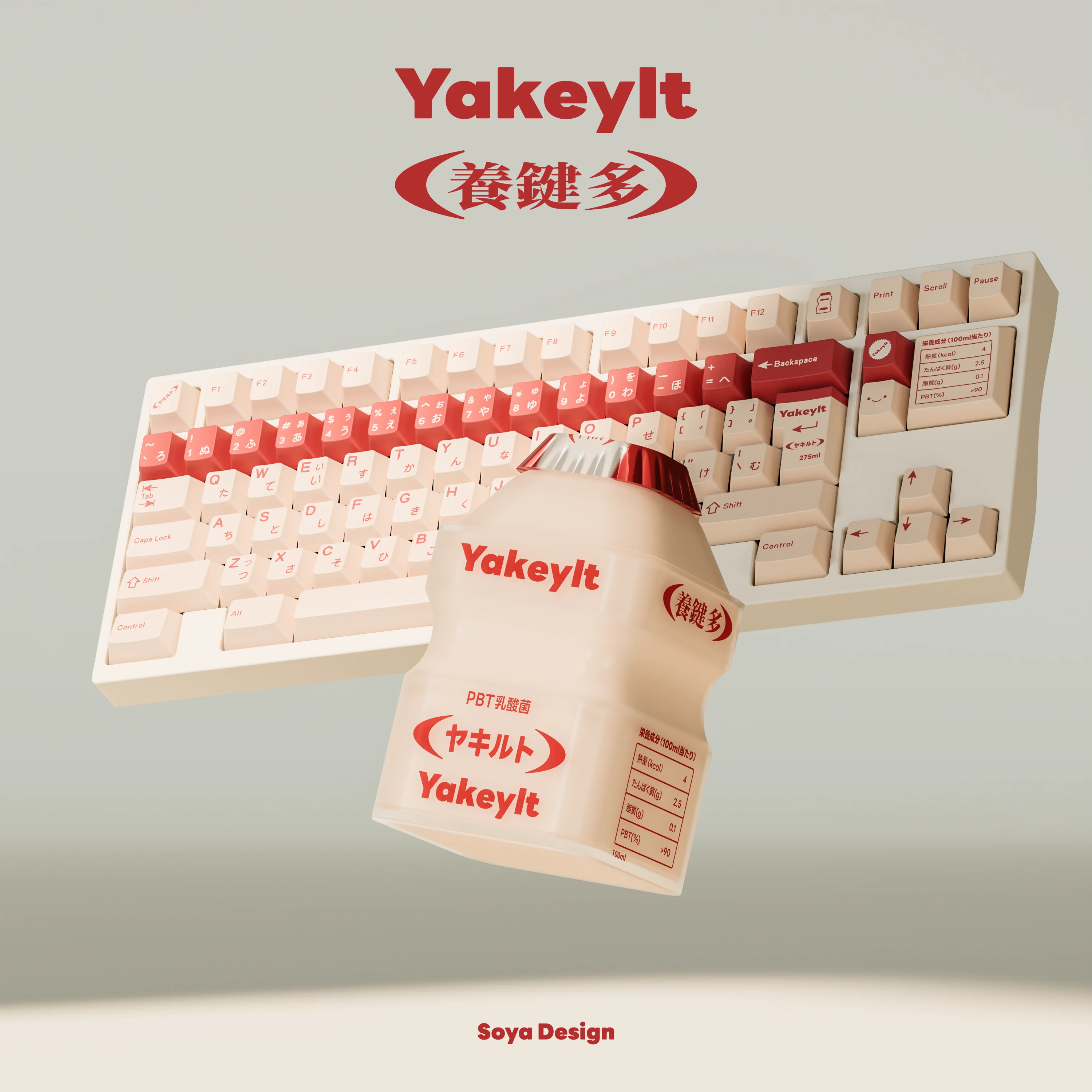 TUT YAKEYLT CHERRY PROFILE KEYCAPS SET R2 - Image 3
