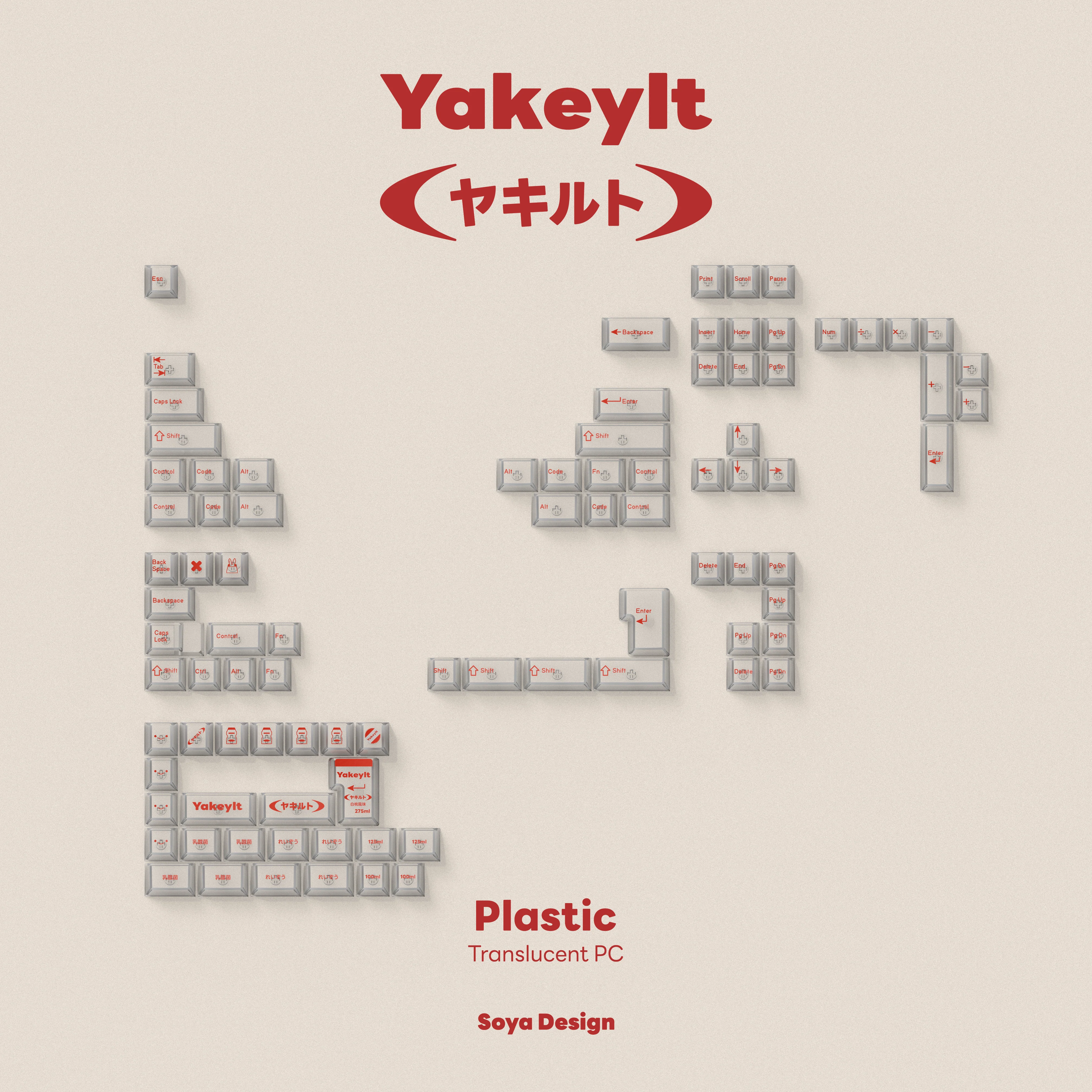 TUT YAKEYLT CHERRY PROFILE KEYCAPS SET R2 - Image 8