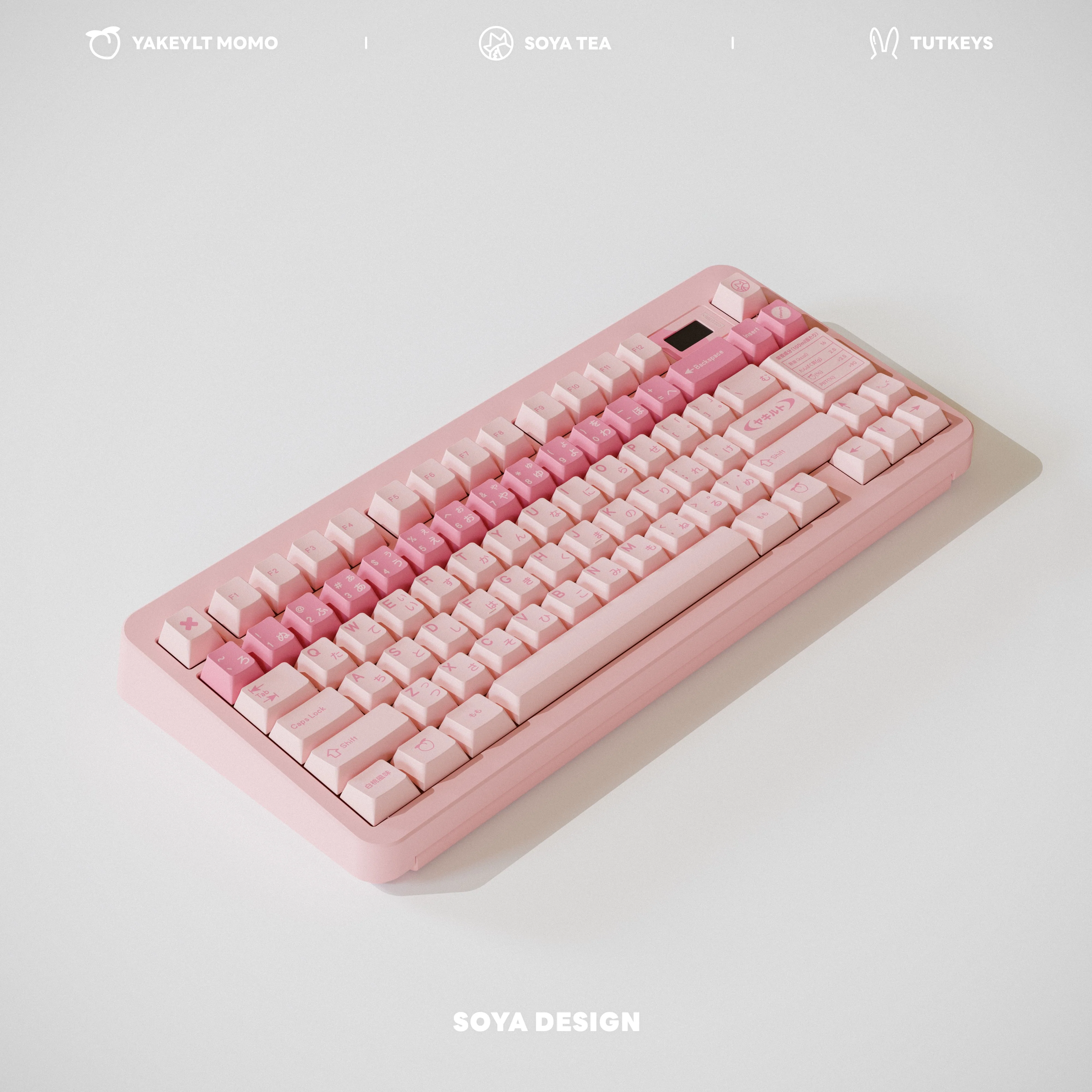 TUT YAKEYLT PEACH CHERRY PROFILE KEYCAPS SET - Image 3