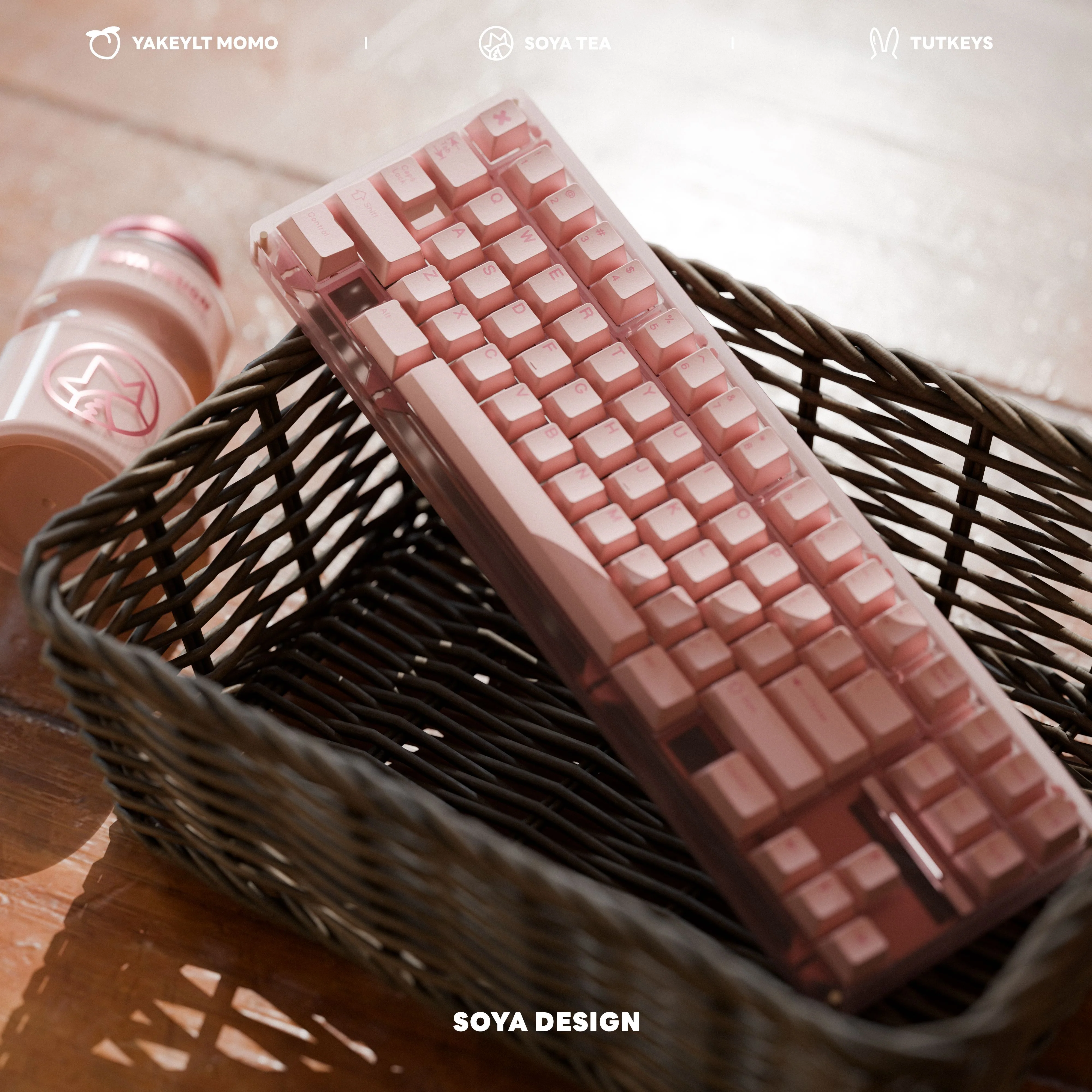 TUT YAKEYLT PEACH CHERRY PROFILE KEYCAPS SET - Image 5