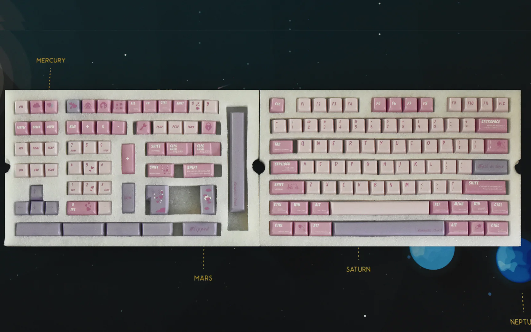 UNIKEYS ROMANTIC CRUSH KEYCAP KCA PROFILE - Image 5