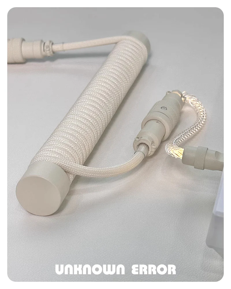 UNKNOWN ERROR COILED ARTISAN CABLE-IVORY WHITE