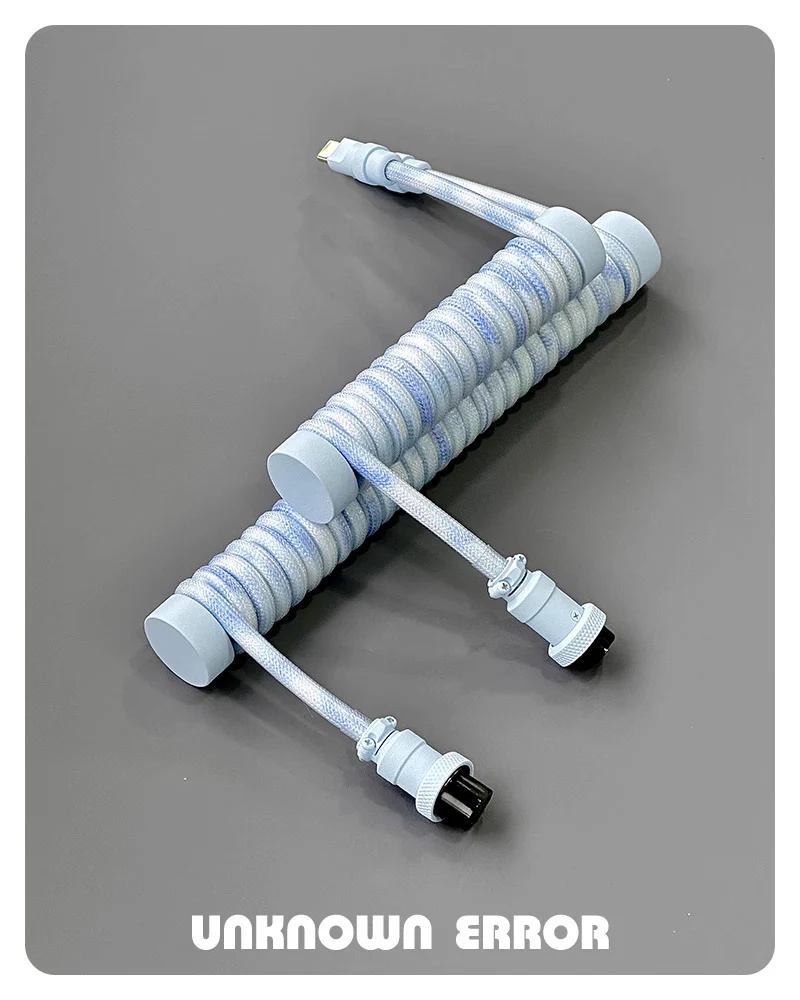 UNKNOWN ERROR 8KHZ HE KEYBOARD COILED ARTISAN CABLE-LAKE BLUE - Image 3