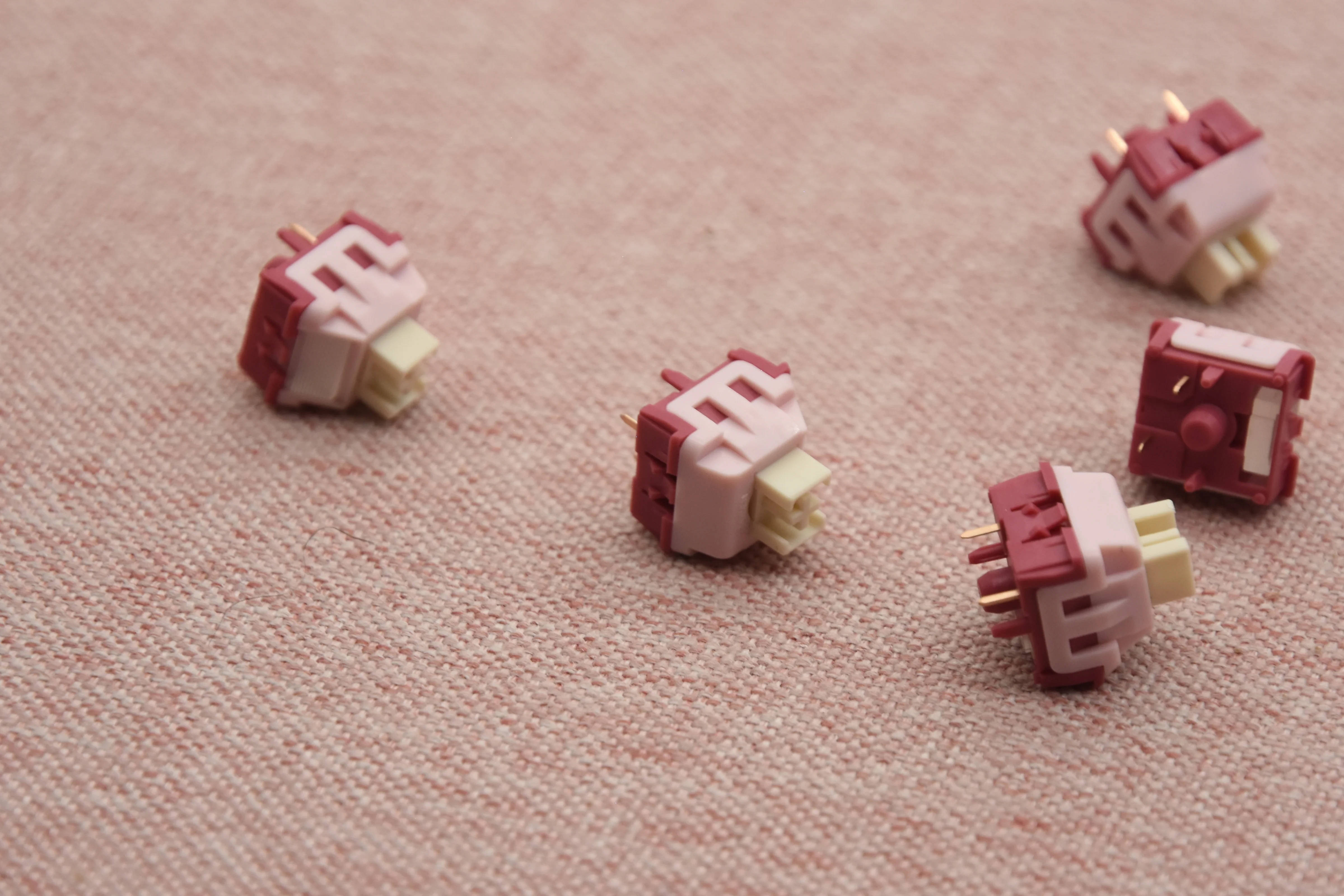 WINGTREE X LICHICX PINK PINK SILENT LINEAR SWITCH FACTORY LUBED (10PCS) - Image 10