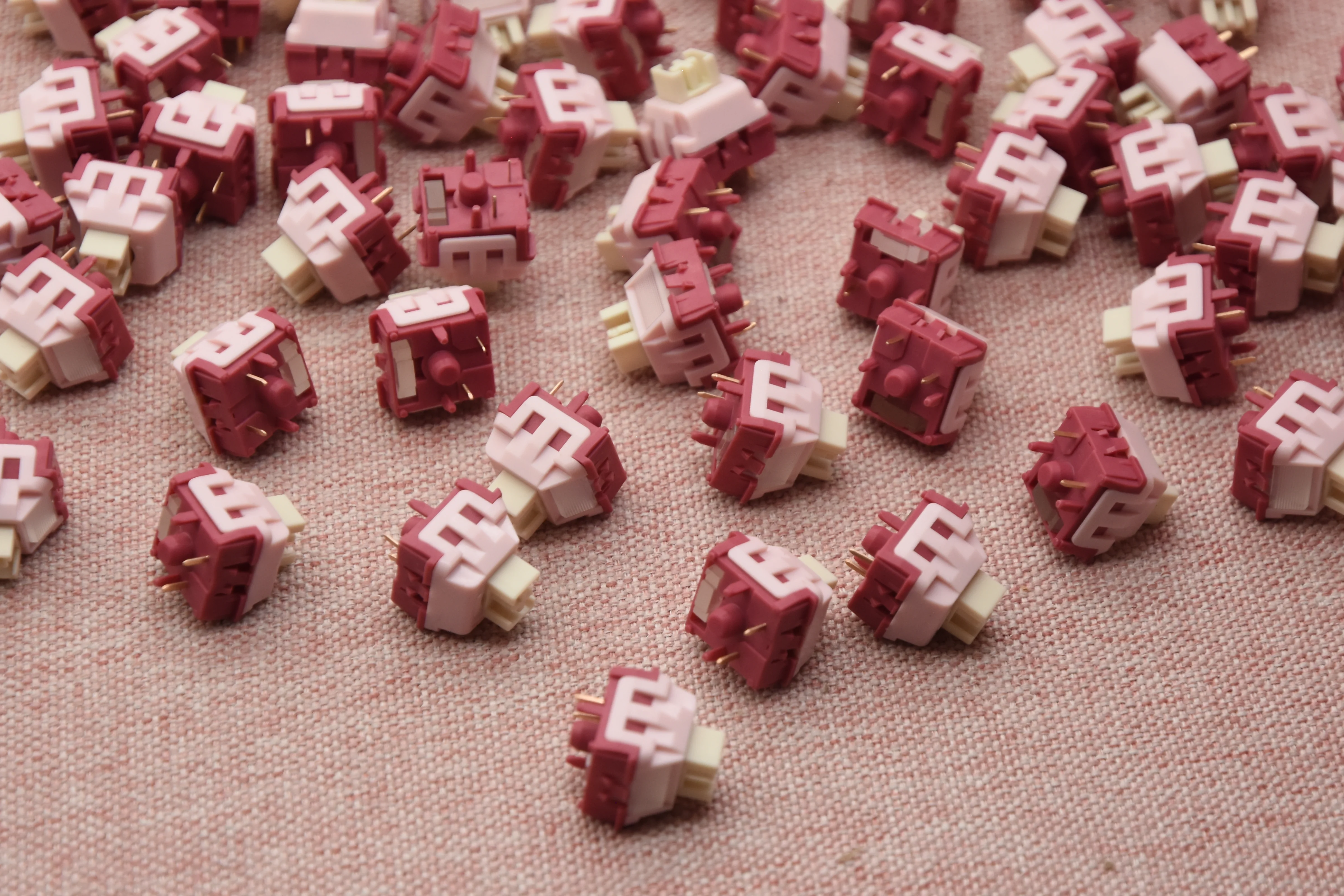 WINGTREE X LICHICX PINK PINK SILENT LINEAR SWITCH FACTORY LUBED (10PCS) - Image 13